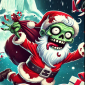 Flappy Zombie Santa Christmas