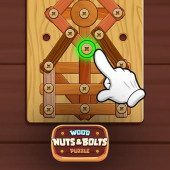 Nuts & Bolts Wood Puzzle Game